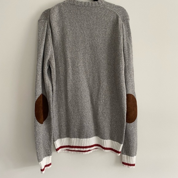 MENS Grey Knit Sweater - Picture 5 of 5